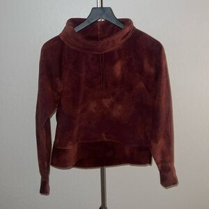 Pink tie dye turtle neck sweater